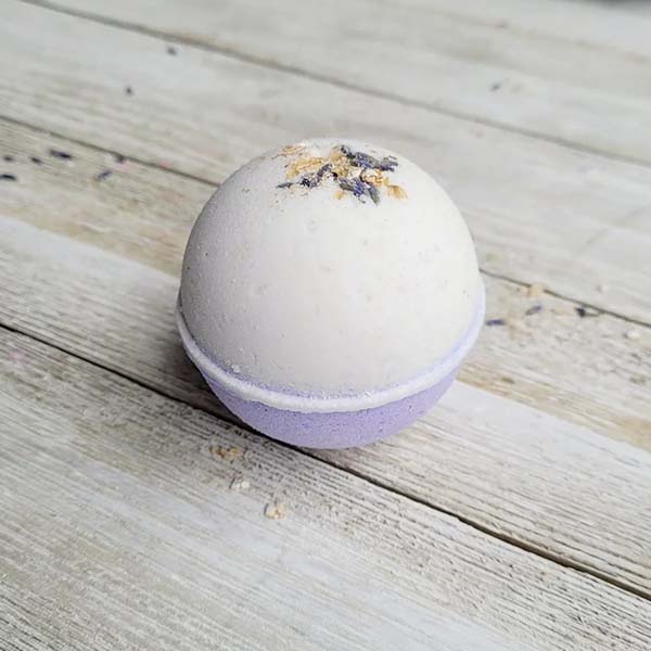 Bombe de bain Lavande, Vanille et avoine
