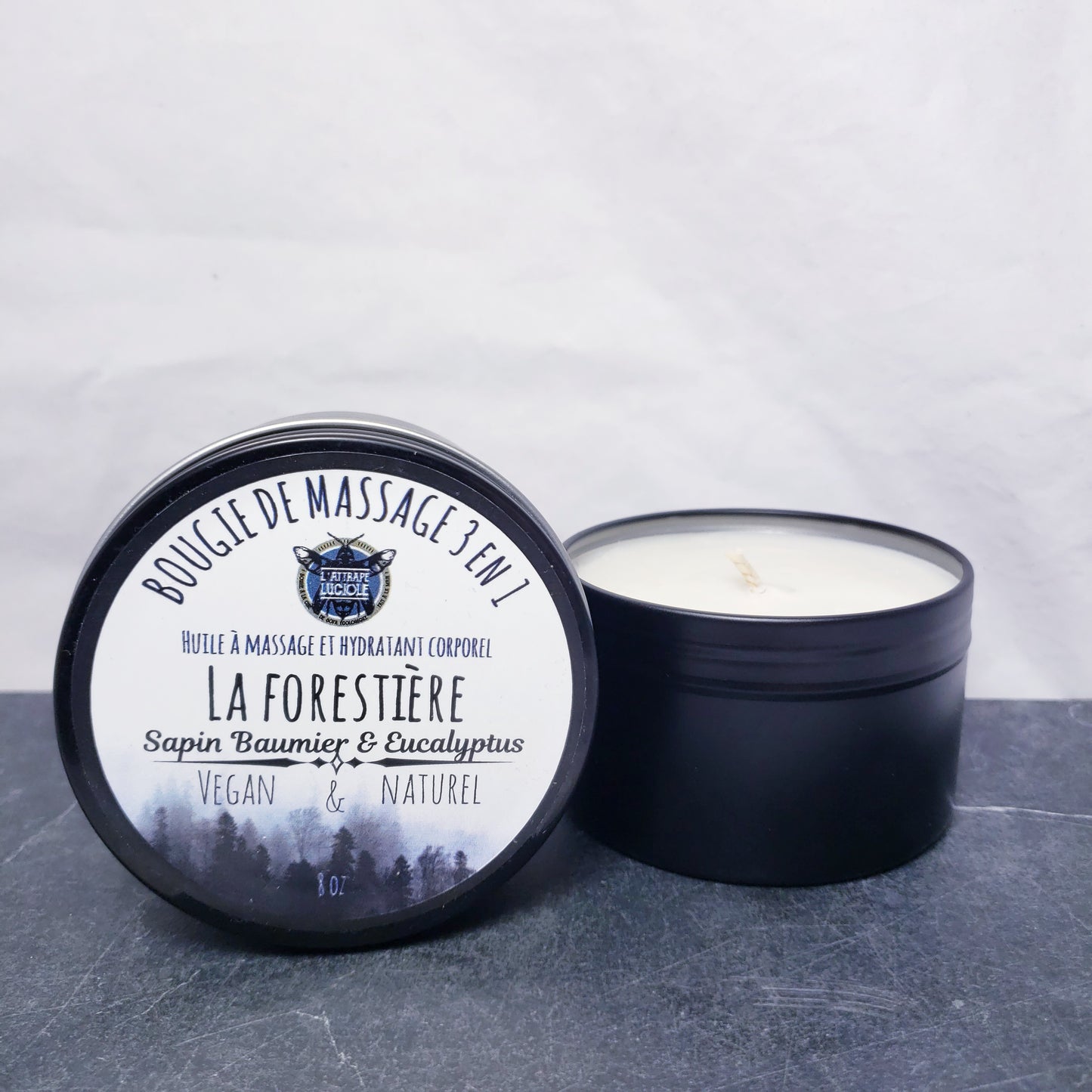 La forestière- Bougie de massage à l'huile chaude