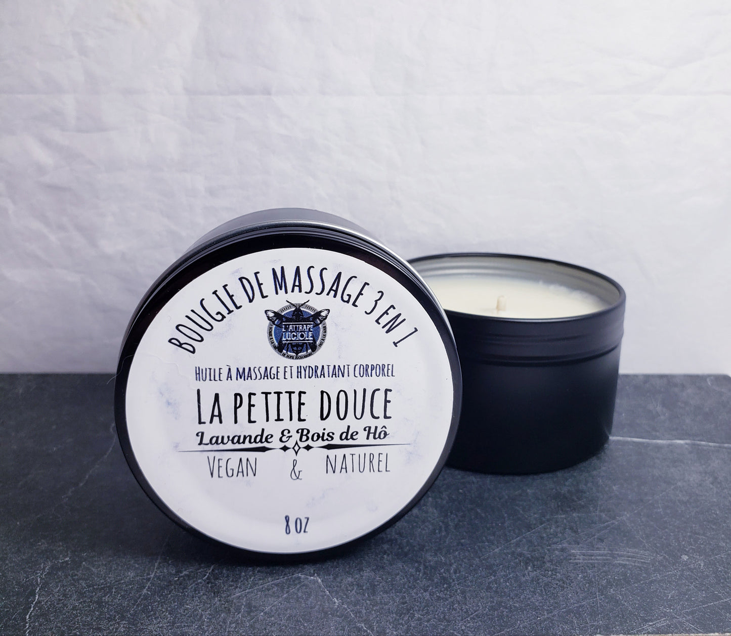 La petite douce-Bougie de massage à l'huile chaude